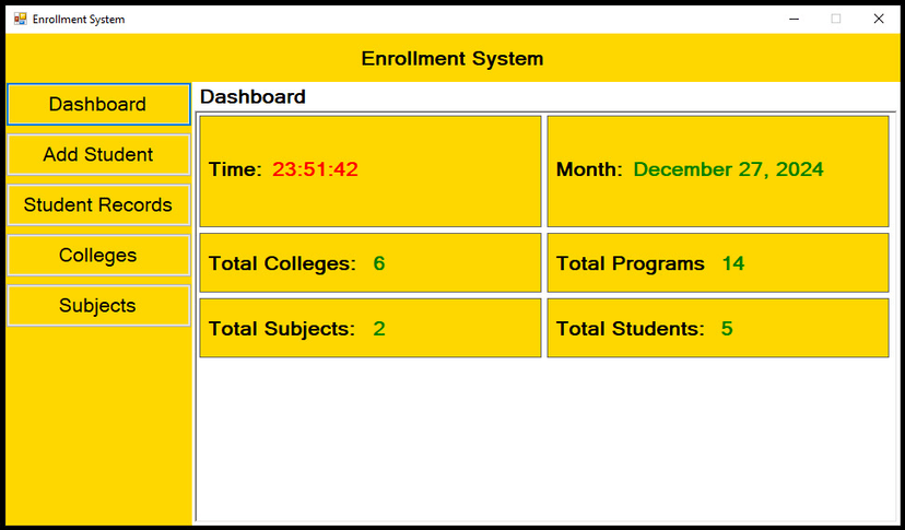Enrollment System