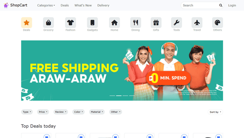ShopCart Minimalist